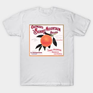 Oatman's Sunny Mountain Crate label, 1912 - 1937 T-Shirt